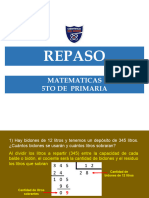 REPASO Matematicas 5to Primaria