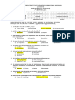 Geografía 5ta Olimpiada 3ra Etapa 3ro Secundaria