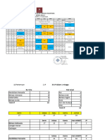 Jadwal Pelajaran Semester 1