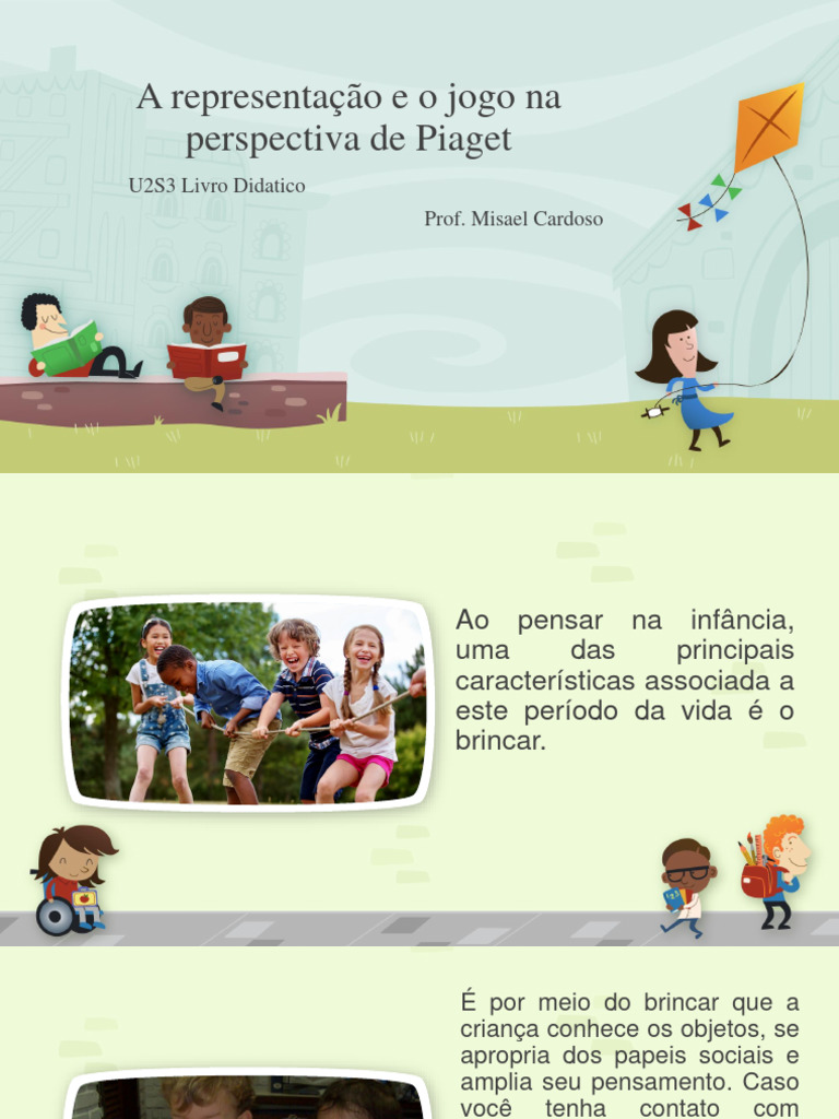 Brincar e Desenho na Teoria de Piaget | PDF | Pensamento | Ciência ...