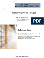 Design of Retaining Walls