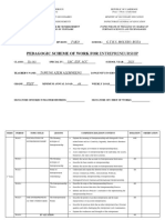 Scheme of Works Format For T.S.T 6