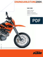 KTM 660 2004 Manuale Uso e Manutenzione