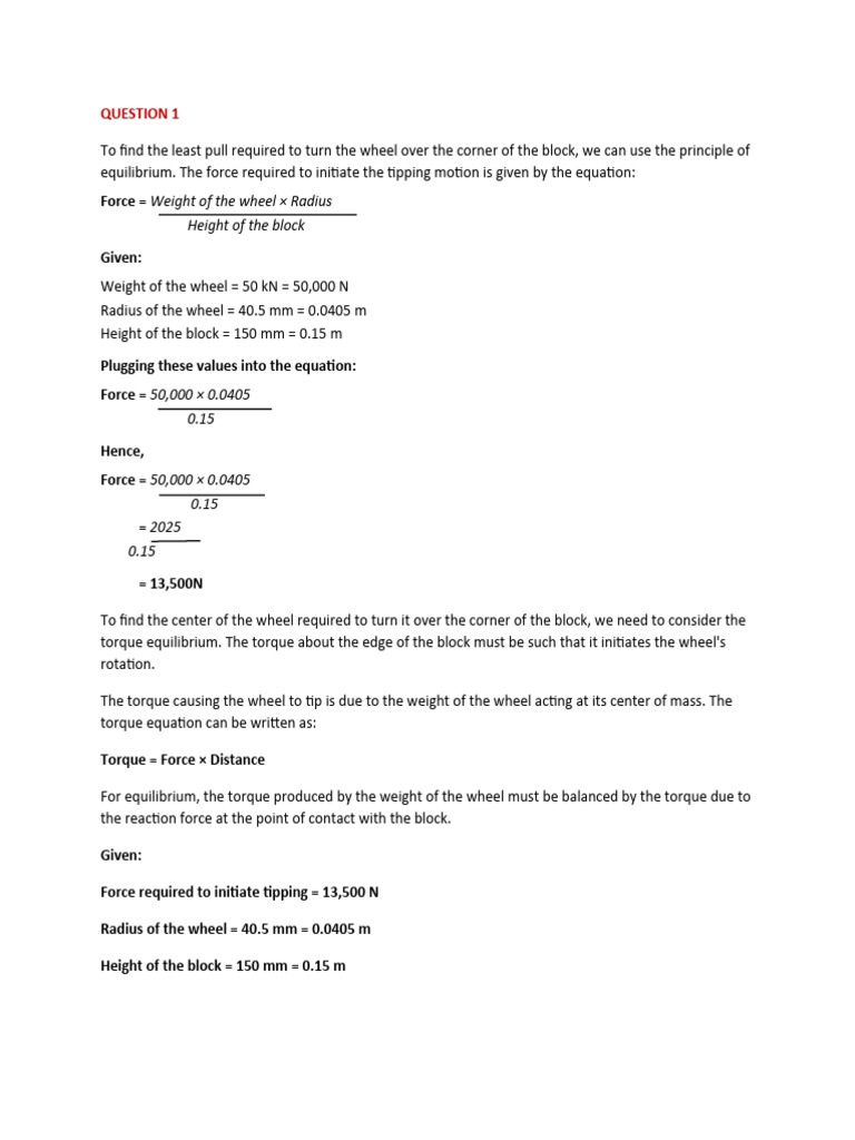 Physics | PDF | Torque | Force