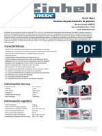 Características: TC-SY 700 S Sistema de Pulverización de Pintura