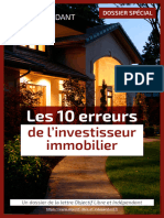 Objectif Libre Et Independant Les 10 Erreurs de L Investisseur Immobilier
