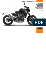 Manual KTM Duke de Instrucciones 2013