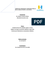 Complicaciones Agudas y Crónicas de La Diabetes Mellitus