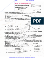 12th Physics TM Half Yearly Exam 2023 Question Paper Kanchipuram District Tamil Medium PDF Download