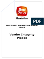 2023 Vendor Integrity Pledge & Appendix 1