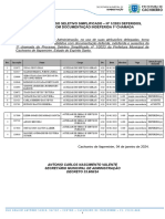 1a Chamada Deferidos Indeferidos e Ausentes 1