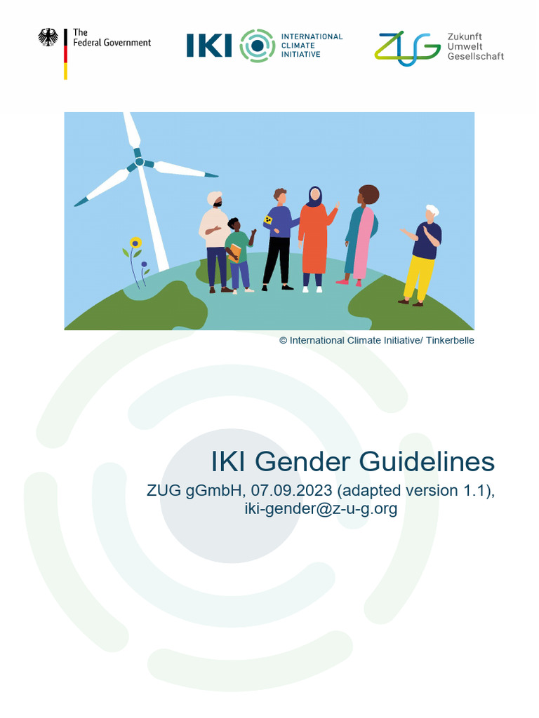 IKI Gender Guidelines for Project Planning | PDF | Gender | Gender Studies