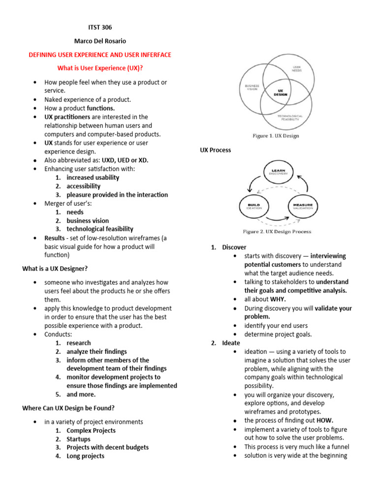 Understanding UX and UI Design Principles | PDF | User Interface ...