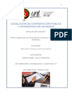 Legislación de Contratación Pública y Administración de Bienes