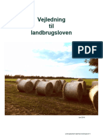 Vejledning Landbrugslov