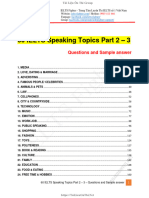 60 IELTS Speaking Topics Part 2 - 3 With Questions _ Sample Answers - IELTS Fighter