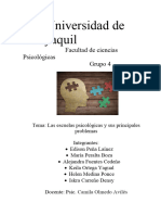 Las Escuelas Psicológicas y Sus Principales Problemas