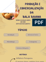 Produção e Comercialização Da Bala Baiana