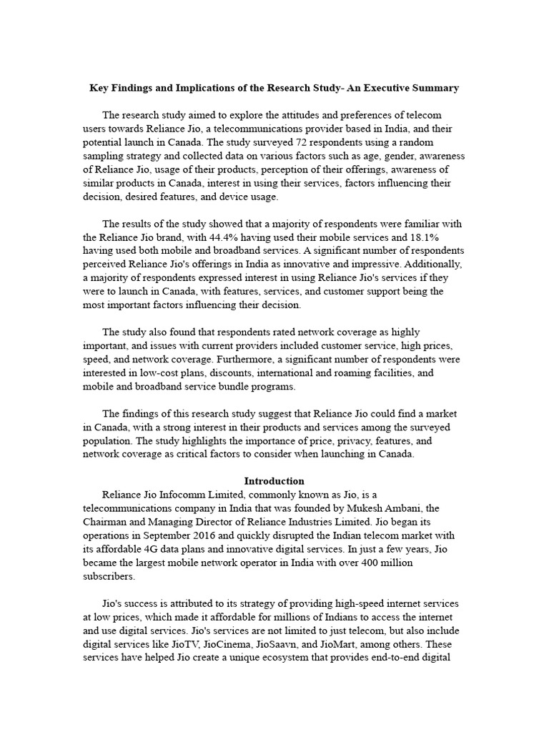 Market Research Objective - SWOT Analysis+ Conclusion + Limitations ...