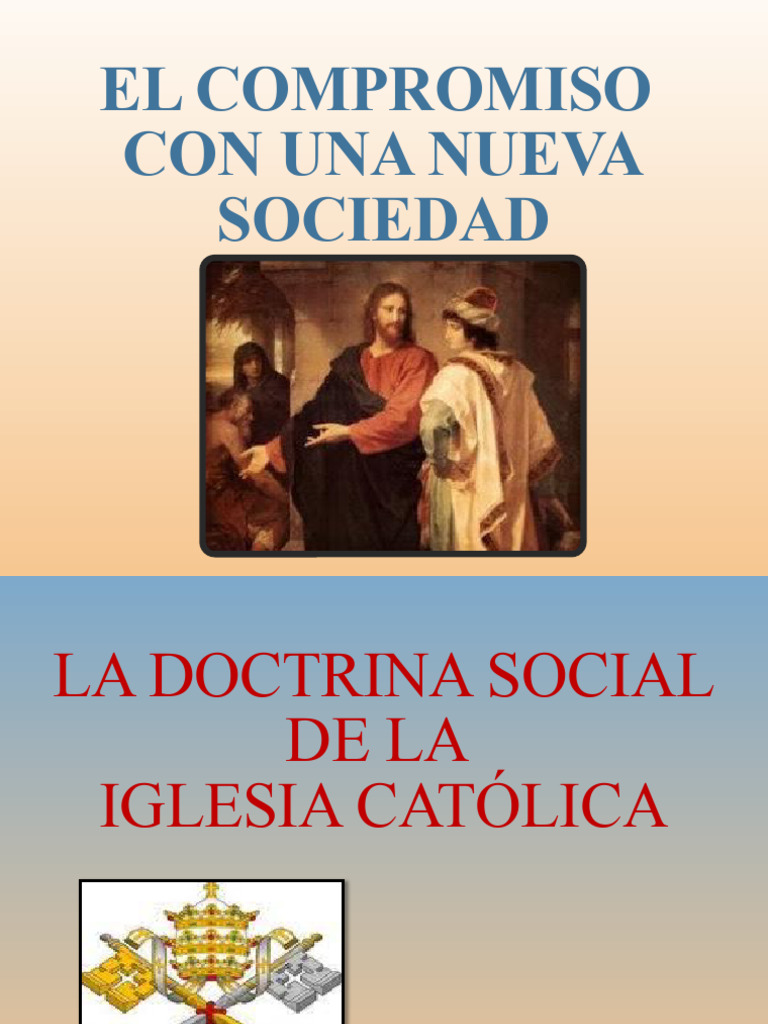 Doctrina Social de la Iglesia Católica | PDF | Iglesia Católica ...