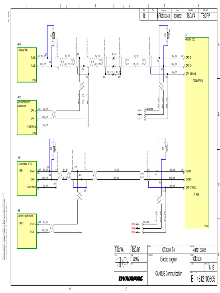 CT3000 Electric Diagram Overview | PDF