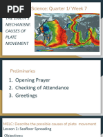 Science 10 Q1 Week 7 The Earths Mechanism - Causes of Plate Movement 2