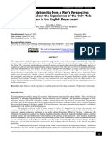 Building A Relationship From A Man's Perspective A Case Study About The Experiences of The Only Male Teacher in The English Department