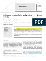 Affordable Housing Policy and Practice India