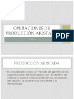 Operaciones de Produccion Ajustada