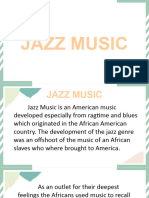 Jazz Music Report