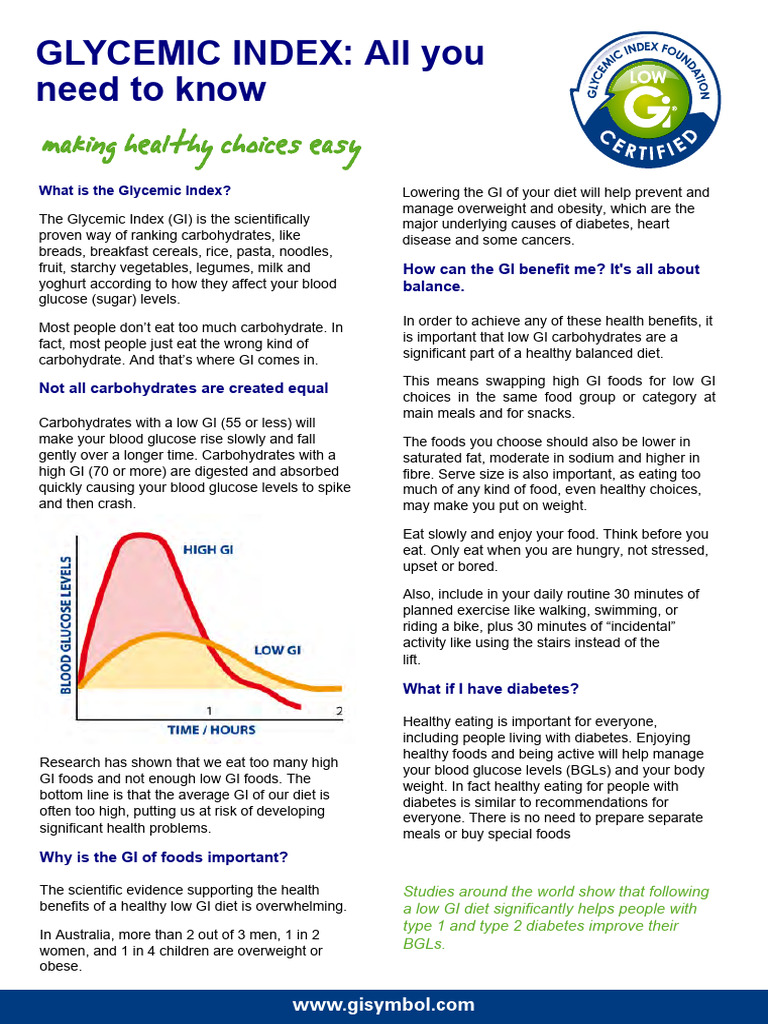 glycemic index foundation of south africa