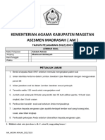 Soal Am Akidah Akhlak Paket 1