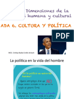 ADA 6. Cultura y Política
