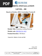 TTLM L-III M01 Preparing Working Drawing