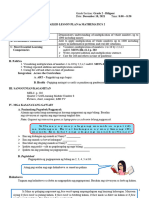 COT DLP in Mathematics 2 December 10, 2021