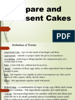 Prepare and Present Gateaux, Tortes and Cakes