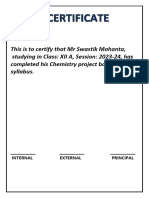 Swastik Mahanta Cert - Chem