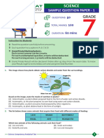 STD 7 Sample Question Paper