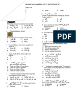 Soal Bahasa Arab Kelas 6 Mi