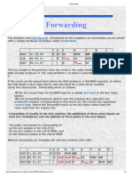 Pipelining - Forwarding