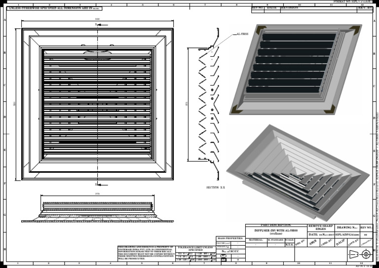 Diffuser Design Specifications Document | PDF