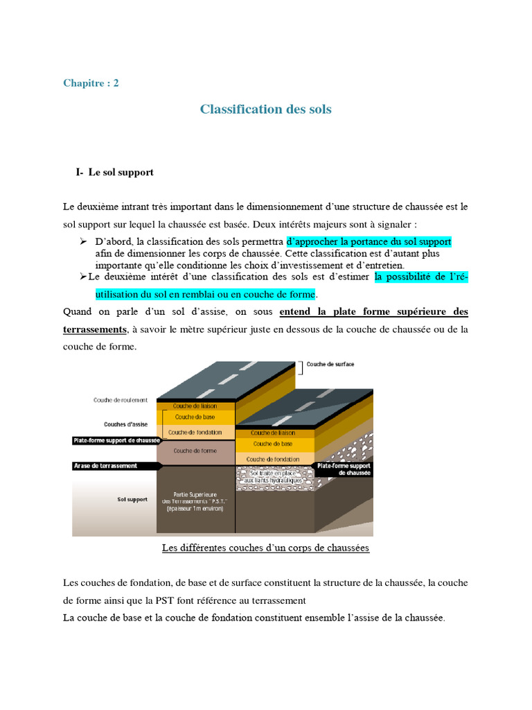 Classification des sols et portance | PDF