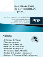 Curso de Inducción (Derechos y Obligaciones de Los Alumnos)