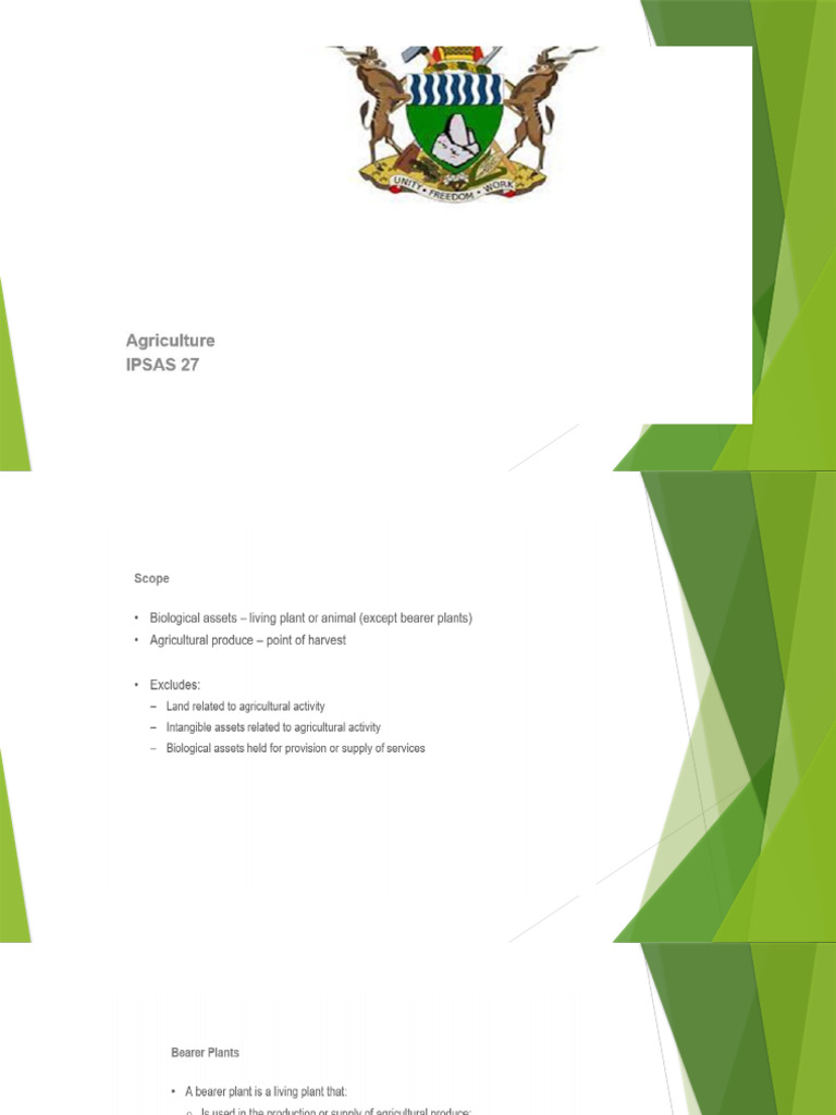 Agriculture ipsas 27 pdf