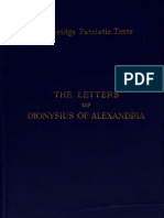 Feltoe - The Letters and Other Remains of Dionysius of Alexandria