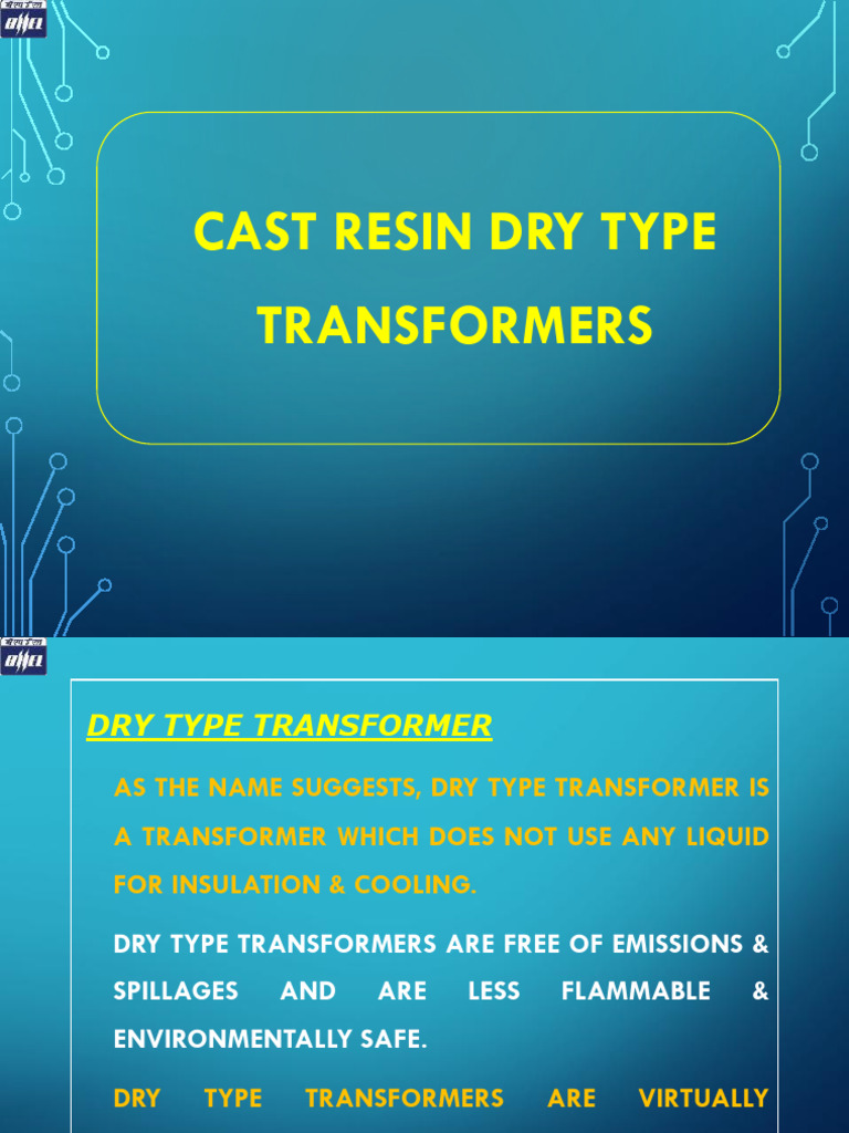 Cast Resin Dry Type Transformers Overview | PDF | Transformer ...