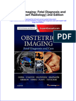 Obstetric Imaging Fetal Diagnosis and Care Expert Radiology 2nd Edition
