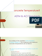 Concrete Temperature - in Hot and Cold Weather