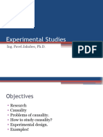 Experimental Studies