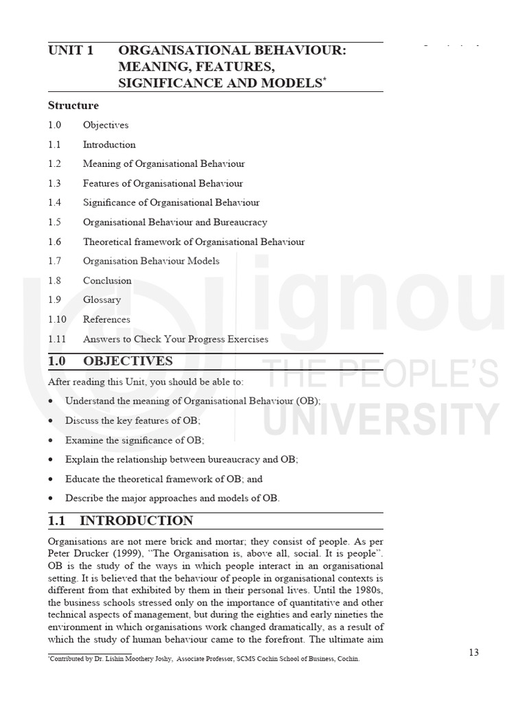 Unit 2 Notes Pdf Bureaucracy Organizational Behavior